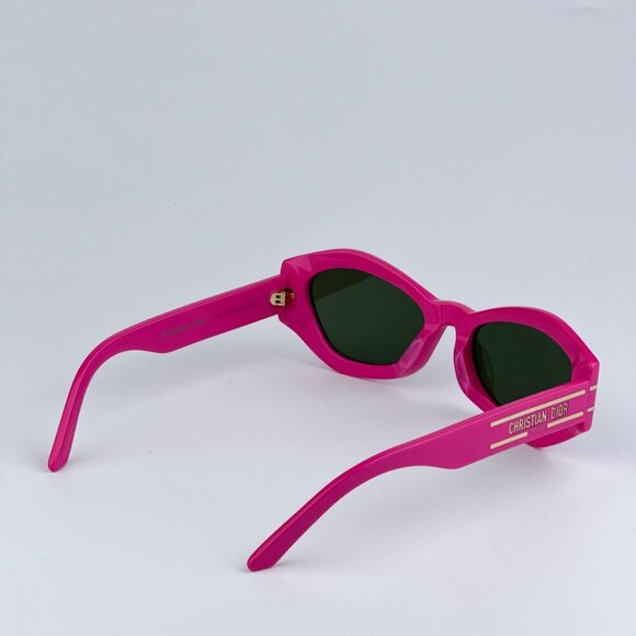 Dior DIORSIGNATURE B1U 73C0 BRAND NEW Sunglasses Pink Fuchsia Green Women - Picture 9 of 14